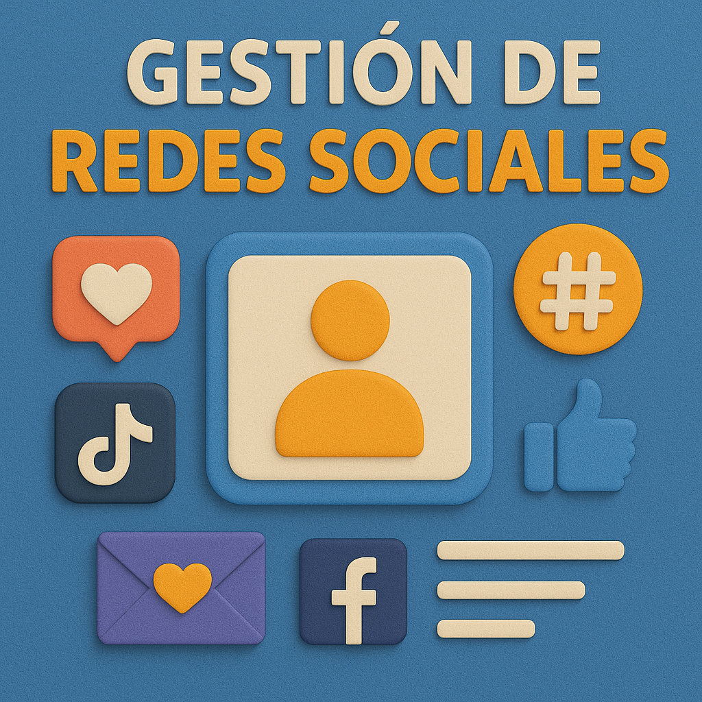 imagen conceptual sobre gestión de RRSS
